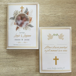 Livret de messe de Baptême personnalisés