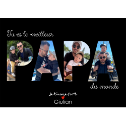 2025-Affiche Papa, Bonne Fête et Anniversaire