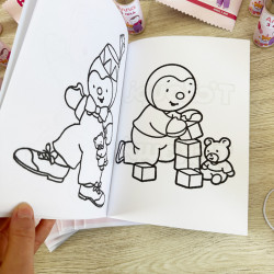 Livret de 12 coloriages personnalisés