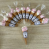 Cônes de friandises personnalisés x10