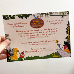 Invitation personnalisée