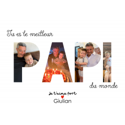 2025-Affiche Papi, Bonne Fête et Anniversaire
