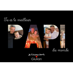 2025-Affiche Papi, Bonne Fête et Anniversaire