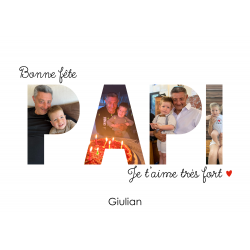 2025-Affiche Papi, Bonne Fête et Anniversaire