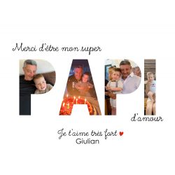 2025-Affiche Papi, Bonne Fête et Anniversaire