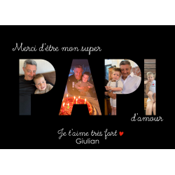 2025-Affiche Papi, Bonne Fête et Anniversaire