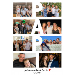 2025-Affiche Papi vertical, Bonne Fête et Anniversaire