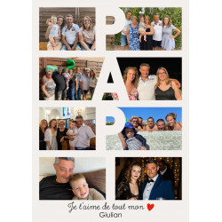 2025-Affiche Papi vertical, Bonne Fête et Anniversaire