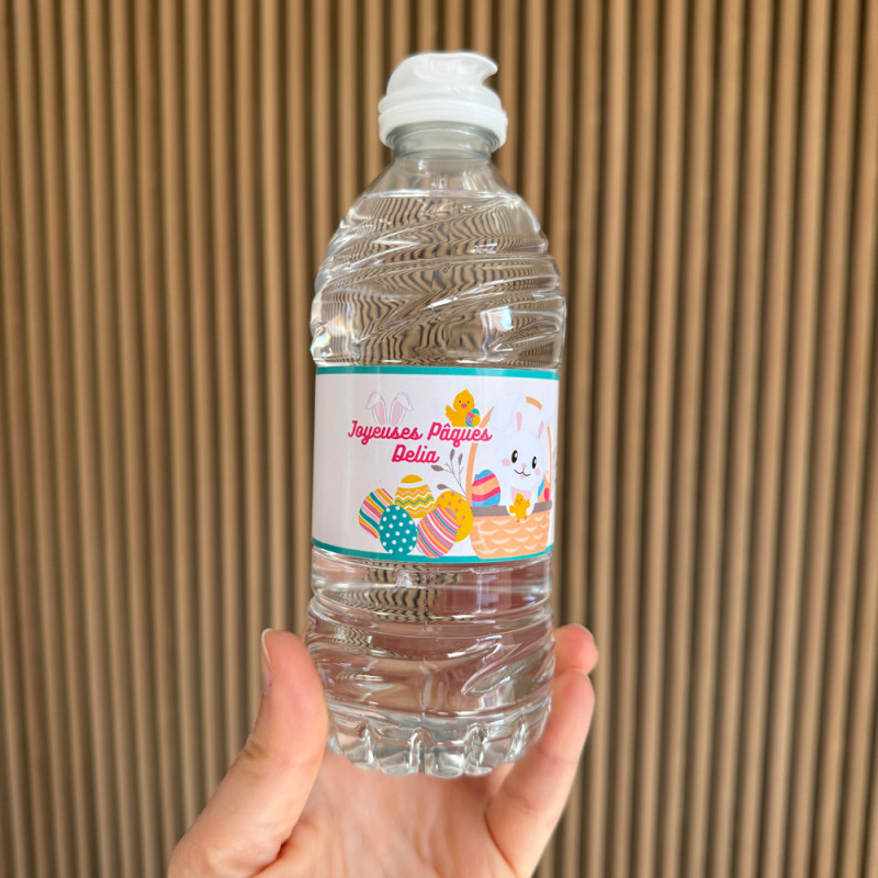 Bouteille Eau, bouchon sport, personnalisée