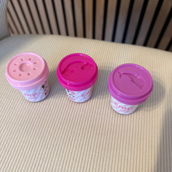 3 Pots de pâtes à modeler personnalisés