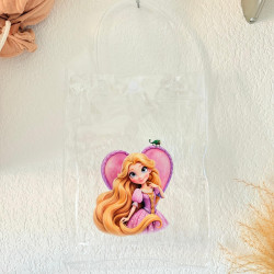 Sac cadeau transparent personnalisé et réutilisable