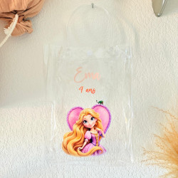 Sac cadeau transparent personnalisé et réutilisable