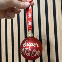 Boule de Noël personnalisée