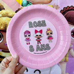 Assiette personnalisée