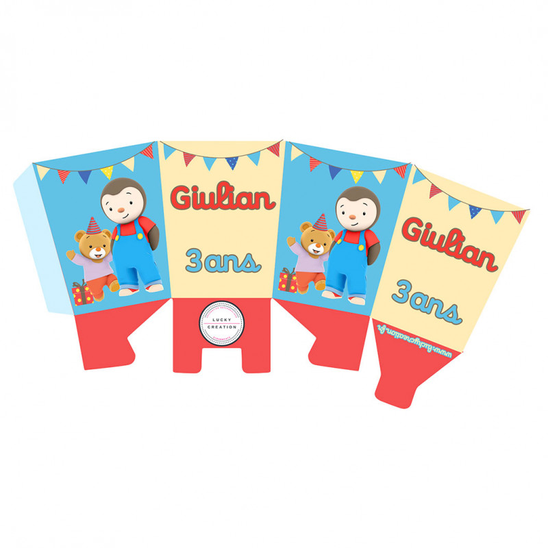 Gabarit Mini Pop Corn - Canva - 8cm de hauteur