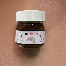 Mini pot de Nutella personnalisé