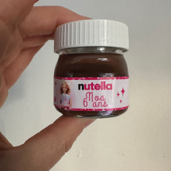 Mini pot de Nutella personnalisé