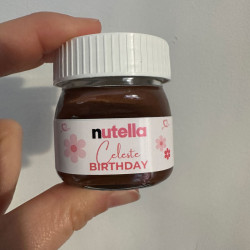 Mini pot de Nutella personnalisé