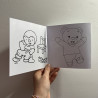 Dépliant de 5 coloriages personnalisés