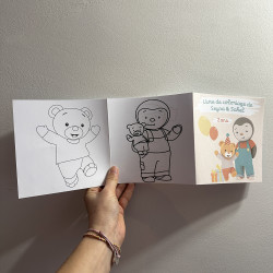 Dépliant de 5 coloriages...