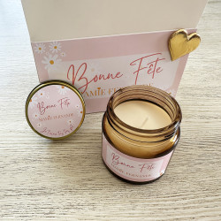 Bougie parfumée personnalisée