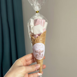 Cônes de friandises personnalisés x10